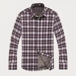 ushark优鲨雅致相拼加绒保暖格子男士长袖衬衫nmm078奥尔特紫蓝黑白格怎么样,好不好