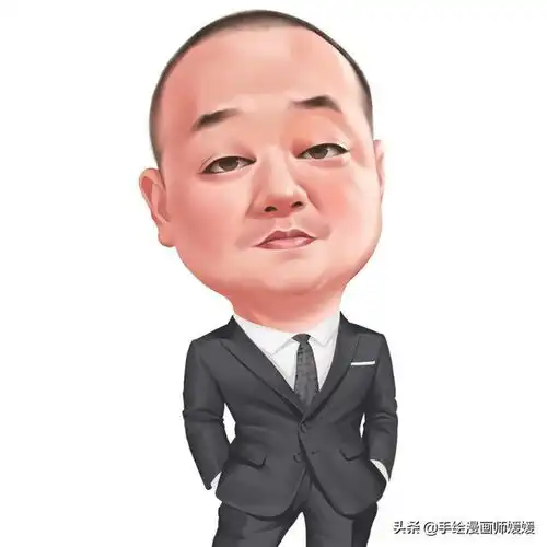 换个新头像吧,幽默的中年大叔手绘动漫头像,夸张幽默,立体感强