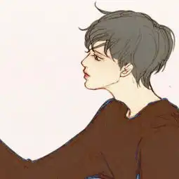 动漫情侣头像手绘长安