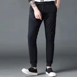 高质量时尚休闲裤男潮牌小脚裤男士运动裤四季款