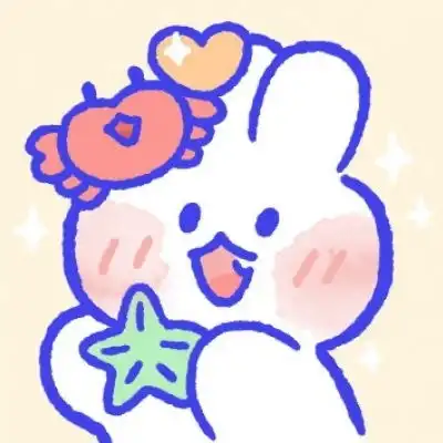 蜜汁可爱cute可爱兔纸手绘头像