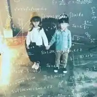 真人情侣头像一男一女背影数学公式