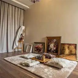 82平二居室美式风格装修效果图大全2015图片