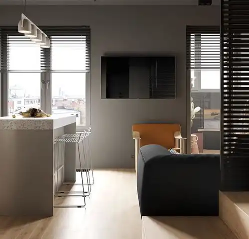 都市精英男的37㎡小公寓,看一眼就相中了,网友见房如见人