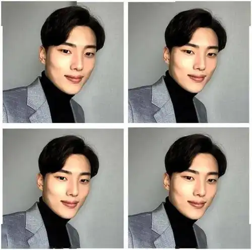 男士中分发型设计,潮男首选