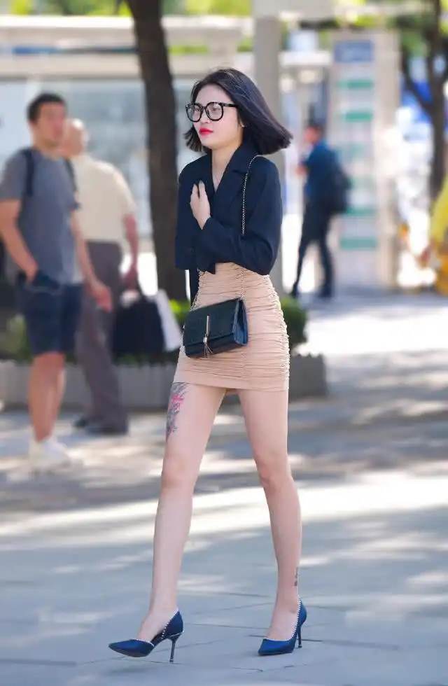 夏天单品高跟鞋,几厘米到十几厘米,这样搭不分年龄,优雅百搭