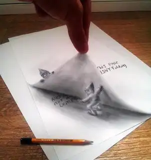 铅笔画非主流图片铅笔画出3d效果