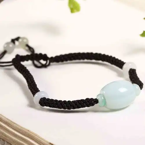 翡翠珠子手串男路路通