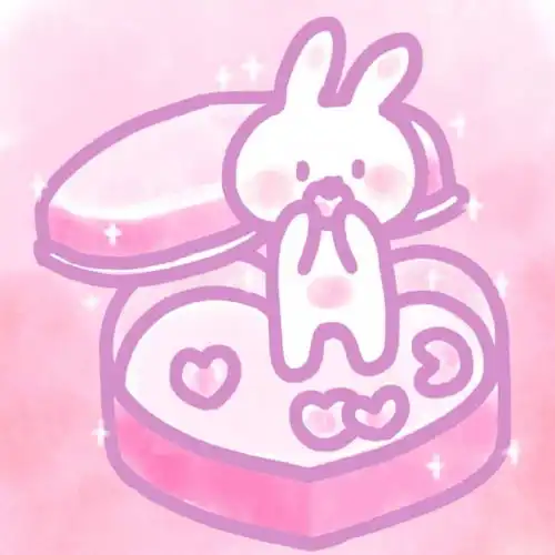 姜虞女生可爱兔兔头像兔兔这么卡通动漫头像我要个性网