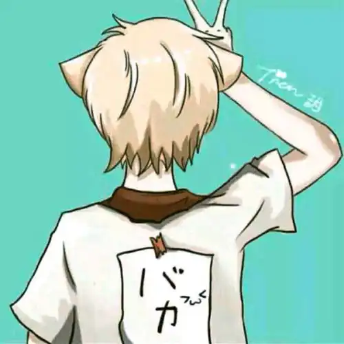 绿色背景的,情侣头像,背影剪刀手的,后面还有贴纸条,求男的