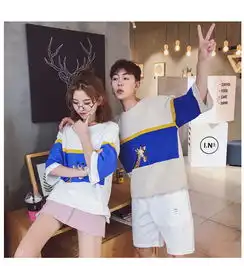 2018港风新款宽松5分袖半袖学生情侣潮流ulzzang短袖t恤