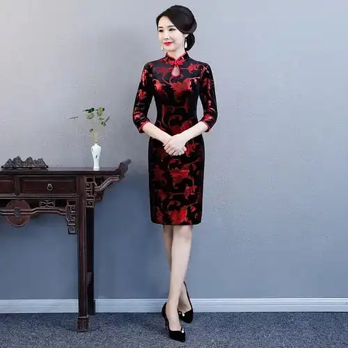 休闲舒适旗袍装,时尚不张扬,靓出好气质