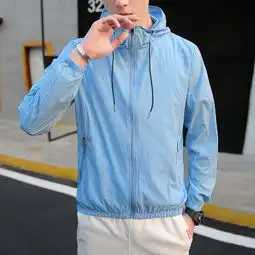 防晒衣男夏季轻薄休闲连帽防晒服薄款运动防晒外套皮肤衣