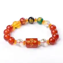 诗蔓纯天然十二生肖吉祥物手链招财辟邪男士必备