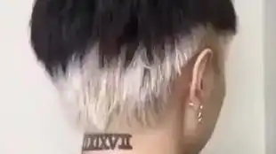 男士发型狼尾留了一年的长直发,今天特意台州过来找我换个风格鲻鱼头求热门