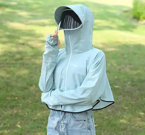 别总傻傻的穿t恤了,不妨看我小姨身上穿的防晒衣,清凉更透气