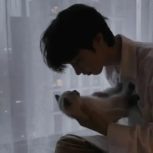 男生头像酷丧风格