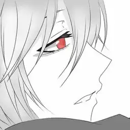 动漫霸气男头红眼睛属于我的世界