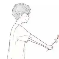 黑白简约个性手绘头像微信头像图片大全