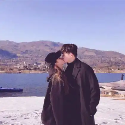 情头一男一女小清新唯美你是我生活看不能少的