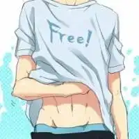 微笑的动漫图片男