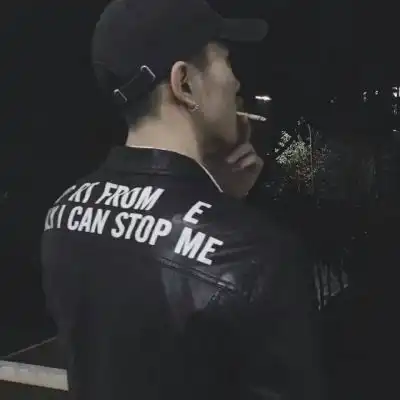 高清黑白微博头像男生帅气超拽各退一步再见已是陌路