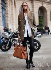 奥利维亚军装风掀热潮你的春季夹克有着落了