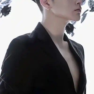 2023最新黑色氛围感男生头像