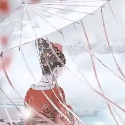 女生手绘头像古风气质韩版手绘头像女生唯美