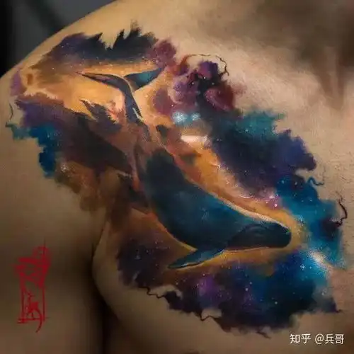 花臂花腿没素材这40款梦幻星空图帅炸了