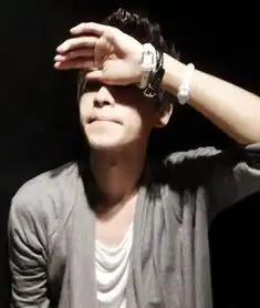 有一个qq头像,是个男人遮了半边脸,求高清原图