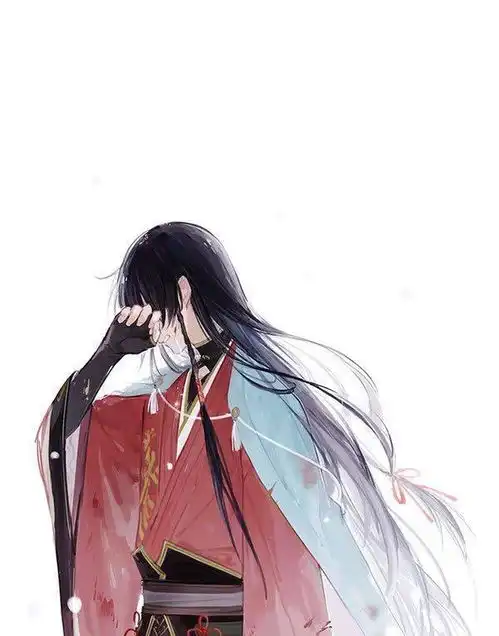 有好看的白底插画男图吗最好是古风