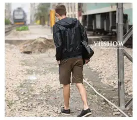 viishow夏季短裤男五分中裤欧美简约潮牌休闲裤迷彩修身棉质直筒