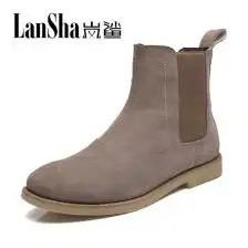 切尔西靴男磨砂