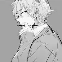 黑白动漫男头像萌萌哒卡通微信头像图片大全