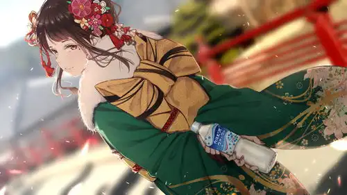 p站壁纸动漫和服插画分享男女浴衣都有