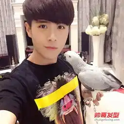 最适合学生的男生直发bobo头柔顺直发烫发波波头帅哥