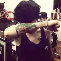 qq霸气男生纹身头像图片大全不需要借口爱淡了就放手