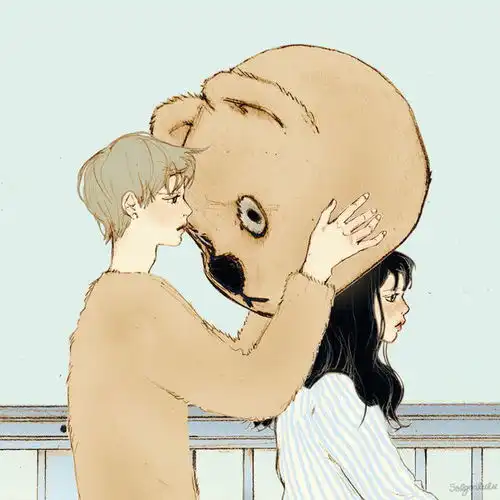 有这个情侣头像的另一半吗