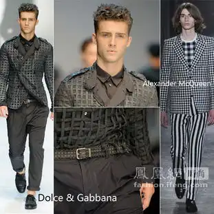 米兰男装周格纹设计送给后金融风暴时期精英男