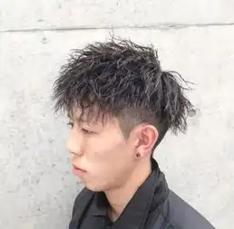 男生锡纸烫发型