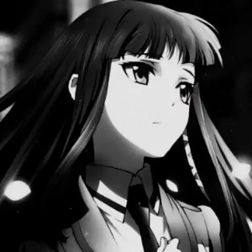 黑暗很丧的头像动漫少女可爱点