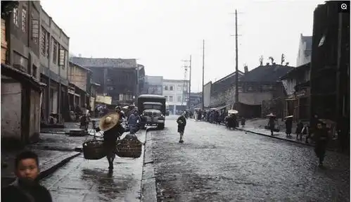 1945年中国真实老照片没想到解放前的中国是这样子
