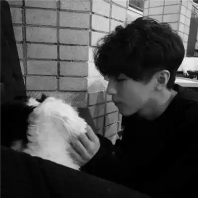 qq男生黑白头像,长的帅气不是我的错