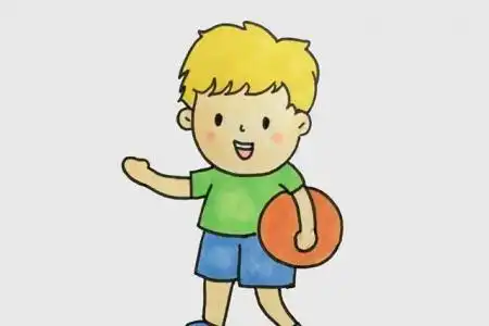 小男孩简笔画