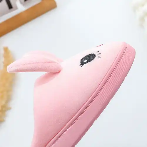 儿童棉拖鞋兔子女童男童居家可爱卡通保暖宝宝鞋小孩冬季儿童棉拖