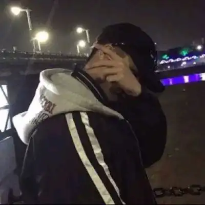 男生头像霸气超拽背影00后侧脸