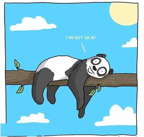 13张英文可爱漫画其实我们都一样,焦虑迷茫想躺平