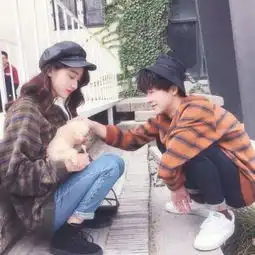 最新情侣头像00后学生专用一人一张别爱太满别睡太晚