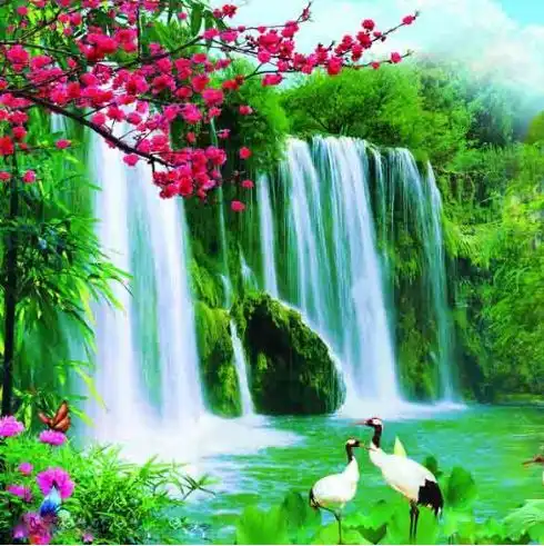 头像,风景如画,仙鹤朝阳,最吉利招财的微信头像